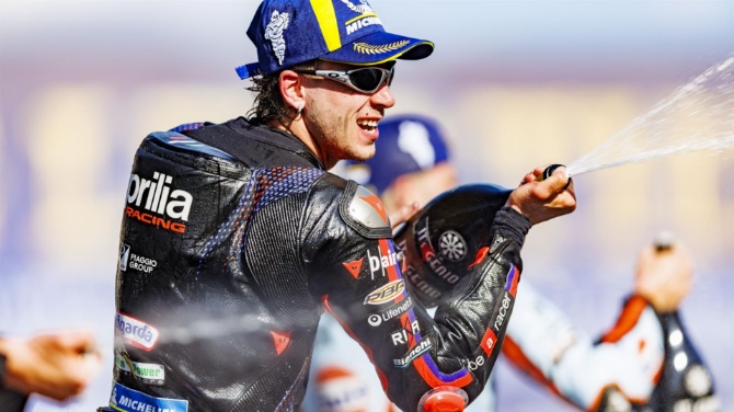 Jorge Martín acaba segundo y Marc Márquez cuarto en el GP de Brasil que ganó Marco Bezzecchi