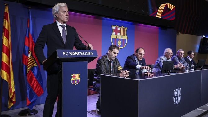 Joan Laporta y Víctor Font, únicos candidatos admitidos en las elecciones del Barça