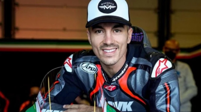 Maverick Viñales abandona el GP de EEUU al complicarse una anterior lesión en un hombro