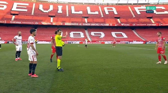 Captura de pantalla de Movistar LaLiga