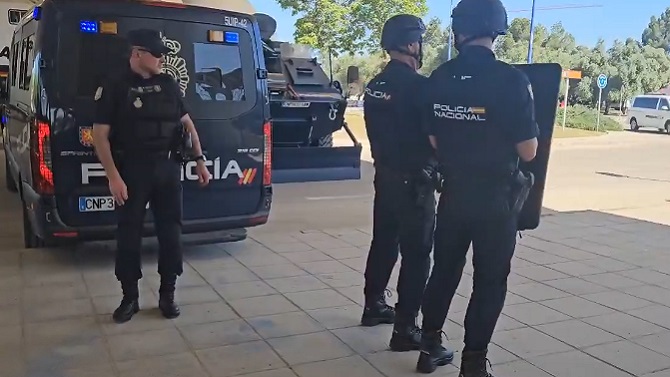 F: Captura vídeo Policía Nacional F: Captura vídeo Policía Nacional