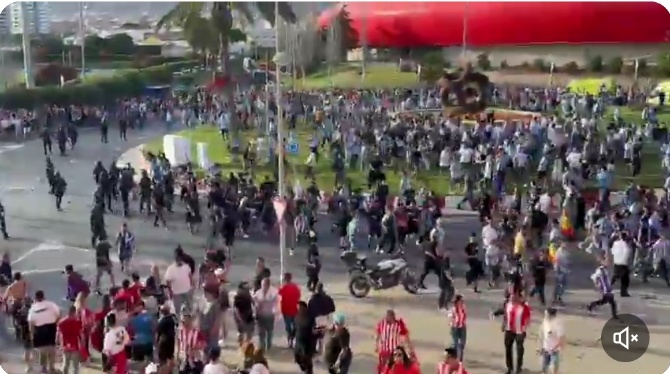 Cinco nuevos seguidores del Almería detenidos por los altercados ante el Málaga