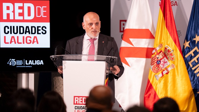 Tebas: “Andrada debería recibir una sanción de varios meses sin jugar”