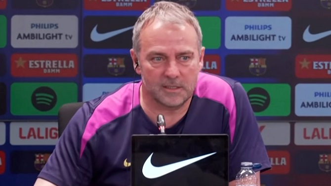 Hansi Flick, sobre el arbitraje: