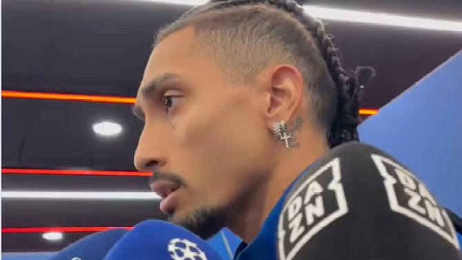 Raphinha explota contra el arbitraje de Turpin ante el Atlético: 