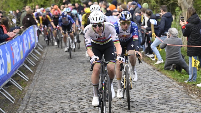 Pogacar y Evenepoel afrontan posibles sanciones por el incidente en el Tour de Flandes