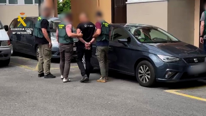 Detenido en Lazkao un seguidor de la Real por el acoso a una furgoneta del Atlético