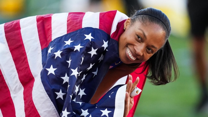 La estadounidense Allyson Felix regresa a atletismo a los 40 años para acudir a Los Angeles 2028