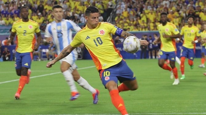 El Minnesota United desmiente que James Rodríguez sufra rabdomiólosis