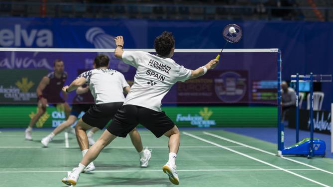 España se queda sin sus bazas en el Europeo de bádminton de Huelva