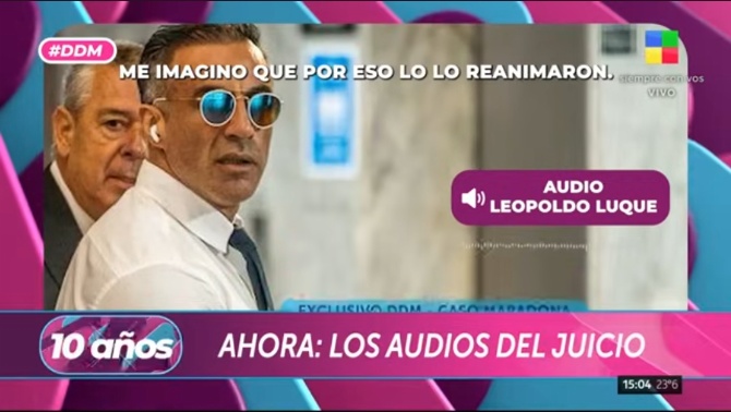 Salen a la luz los mensajes de audio enviados por Luque, el principal acusado en el caso Maradona