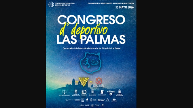 Las Palmas de Gran Canaria acogerá su I Congreso Internacional de Derecho Deportivo
