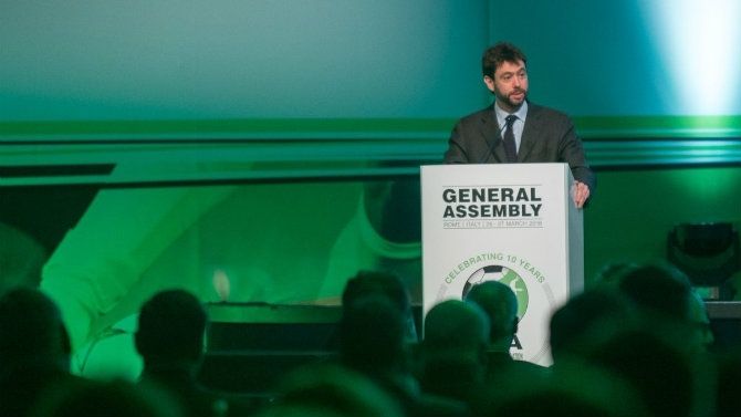 Agnelli, presidente de la Juventus y de la ECA Agnelli, presidente de la Juventus y de la ECA