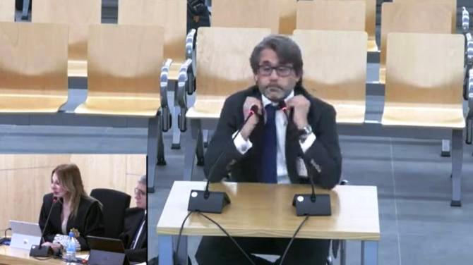 García Caba, declarando en el reciente caso Rubiales vs Jenni Hermoso