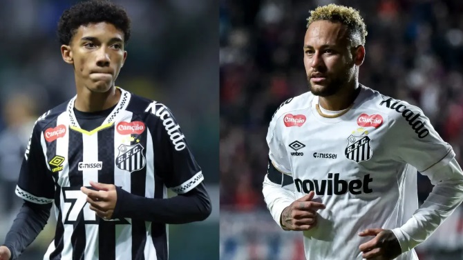 Neymar y Robinho Jr. sellan la paz en público tras el altercado durante un entrenamiento