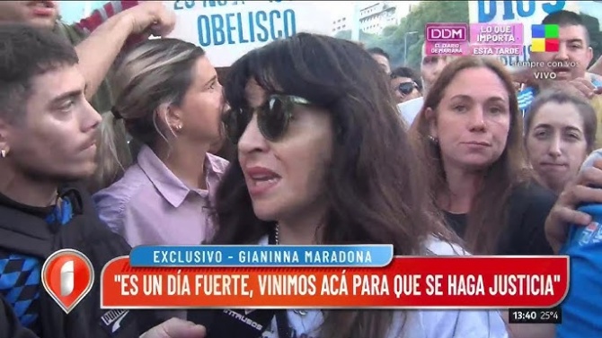 Gianinna Maradona sufre 