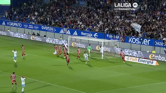 LaLiga denuncia insultos al portero del Granada en Zaragoza y al del Mirandés en Almería