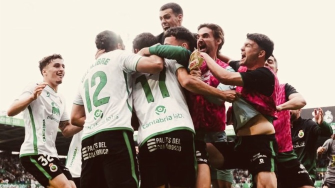 El Racing de Santander podría ser matemáticamente equipo de Primera este fin de semana