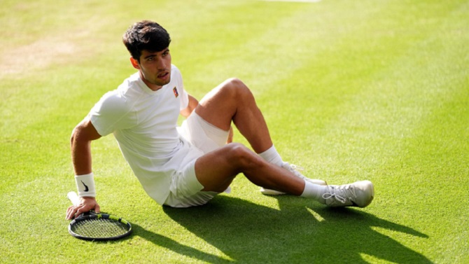 Carlos Alcaraz anuncia que no participará en Wimbledon a causa de su lesión