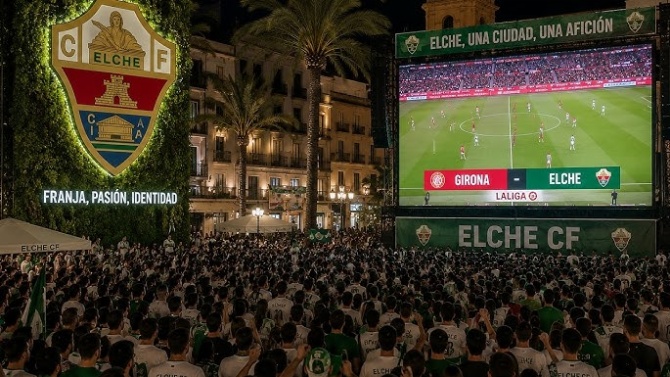 La normativa impide instalar una pantalla gigante en Elche para seguir el partido ante el Girona