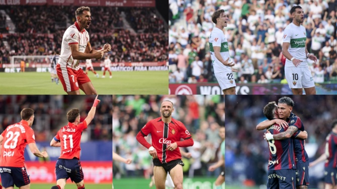 Estas son las cuentas del descenso a LaLiga Hypermotion en la última jornada de LaLiga
