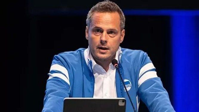 Kay Bernstein, antes de las elecciones.@HerthaBSC Kay Bernstein, antes de las elecciones.@HerthaBSC