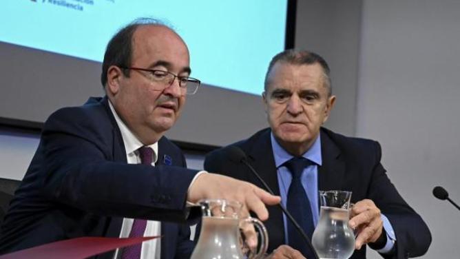 Iceta con Jos&eacute; Manuel Franco en 2022