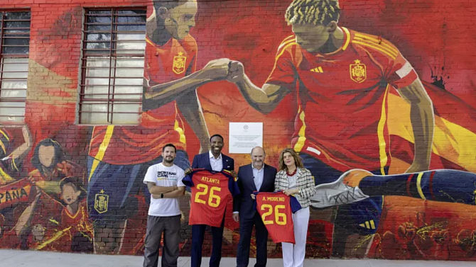 La RFEF inaugura en Atlanta la ‘Casa de España’, un homenaje a los éxitos de la Roja