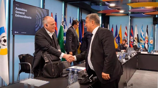 LaLiga responde a la petición del Barça contra Florentino y analizará las medidas a tomar
