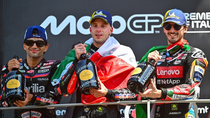 Aprilia anuncia la llegada de Francesco Bagnaia y la salida de Jorge Martín