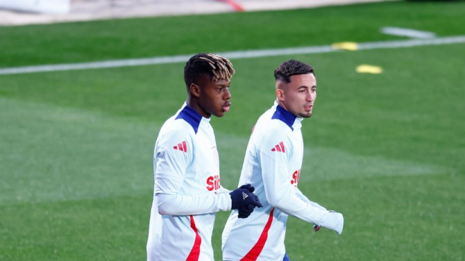 La continuidad de Yeremy Pino y Nico Williams es una incógnita tras las pruebas realizadas