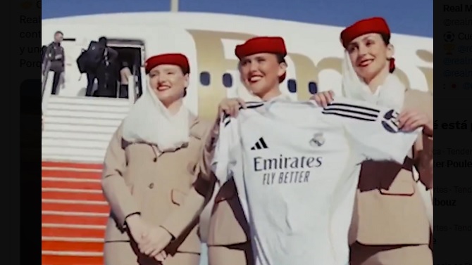 Emirates seguirá siendo el patrocinador principal del Real Madrid cinco años más