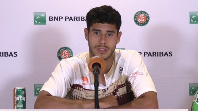 Roland Garros sanciona al paraguayo Vallejo con 65.000 euros por sus palabras machistas