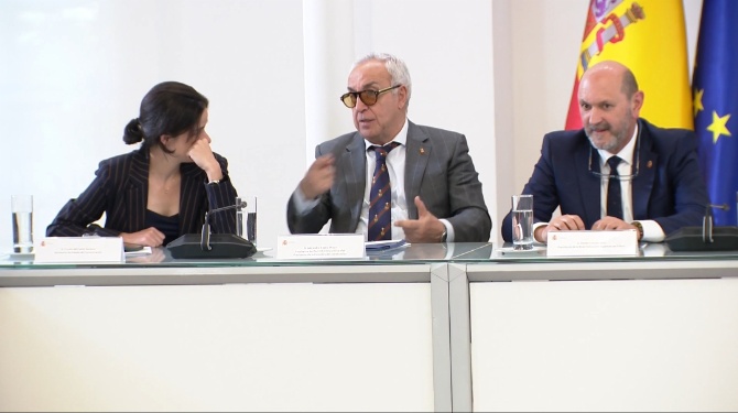 Louzán planteó en la Comisión Interministerial cuatro grandes objetivos para el Mundial 2030