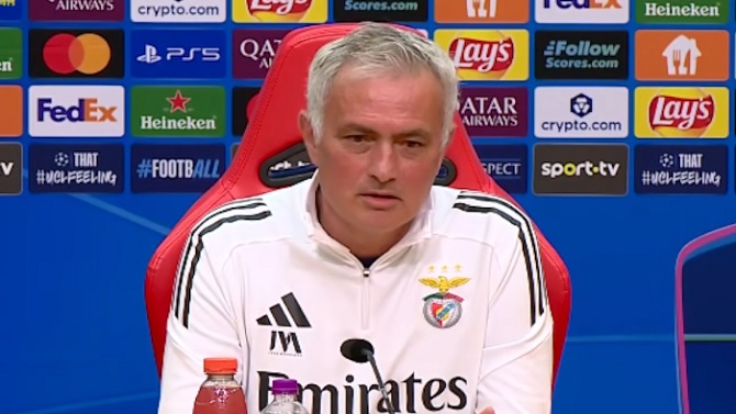 El Benfica anuncia la marcha de Mourinho al Real Madrid por 15 millones de euros