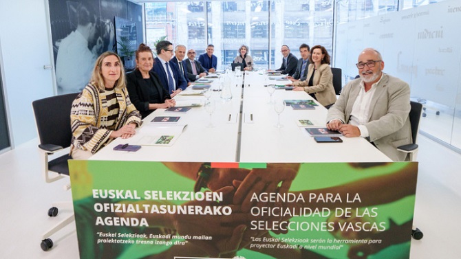 El Gobierno Vasco aborda con juristas del deporte la oficialidad de sus selecciones