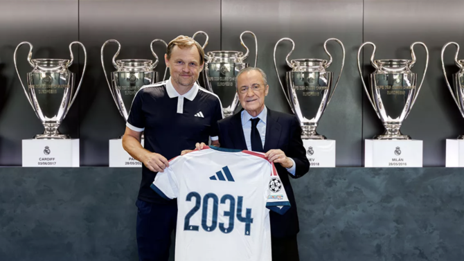 Real Madrid y Adidas renuevan hasta 2034 su histórica alianza de más de tres décadas