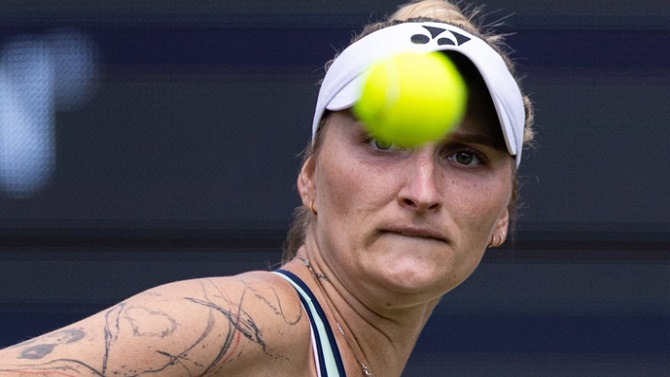 La checa Marketa Vondrousova, suspendida cuatro años por negarse a realizar una prueba antidopaje