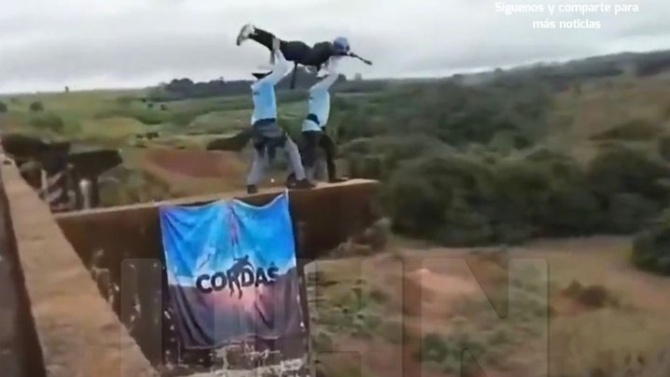 Fallece una joven de 21 años en Brasil en un salto de puenting: olvidaron las cuerdas