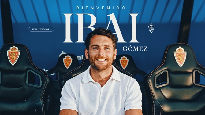 Ibai Gómez firma como entrenador del Zaragoza por una temporada con opción de otras dos