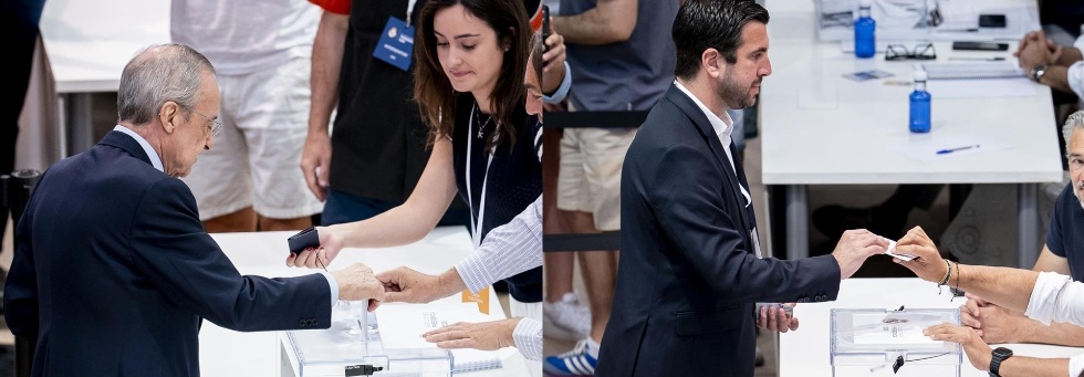 Florentino P&eacute;rez es reelegido presidente con el 65 por ciento de los votos frente a Enrique Riquelme