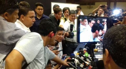 C&eacute;sar Salinas, presidente de la Federaci&oacute;n Boliviana