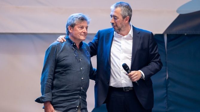 Fernando Galindo, a la izquierda / Movistarestudiantes.com Fernando Galindo, a la izquierda / Movistarestudiantes.com