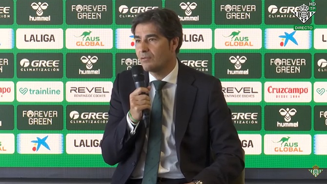 F: Captura @RealBetis F: Captura @RealBetis