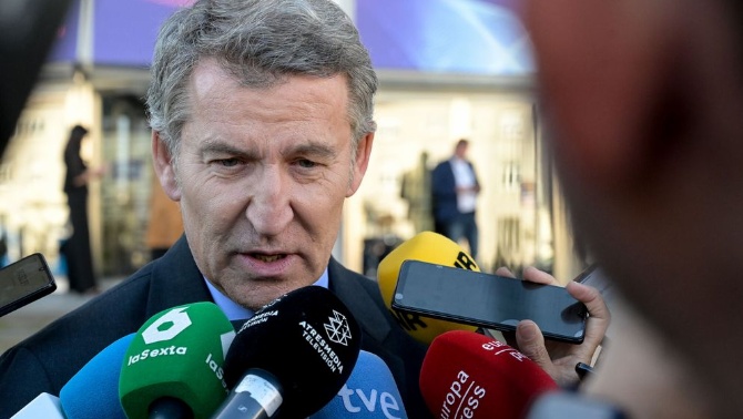 El presidente del PP, Alberto N&uacute;&ntilde;ez Feij&oacute;o (M. Dylan / Europa Press)