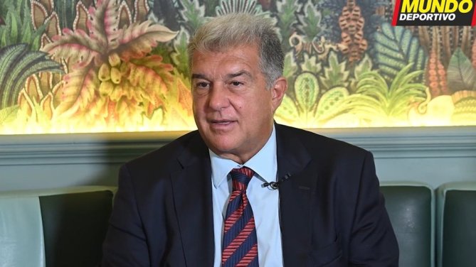 Laporta concedió una entrevista para Mundo Deportivo. Captura/Mundo Deportivo Laporta concedió una entrevista para Mundo Deportivo. Captura/Mundo Deportivo