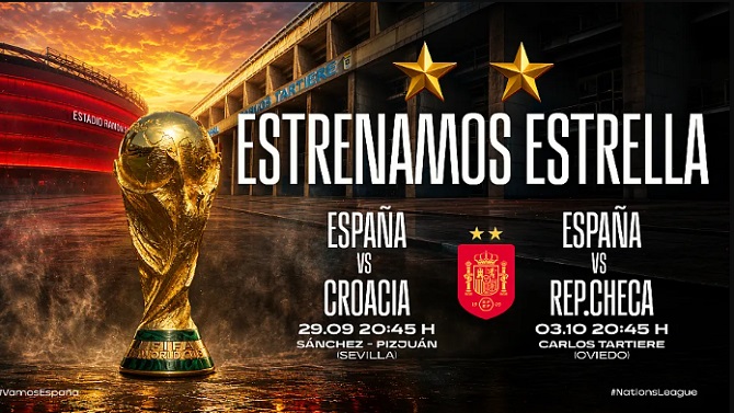 La segunda estrella de la selección española brillará este año en Sevilla y Oviedo