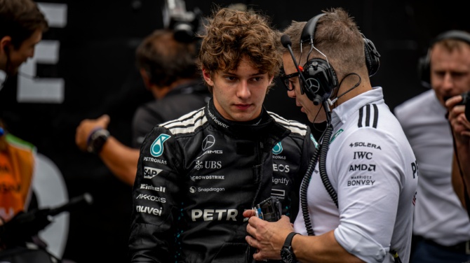 Antonelli pierde tres puestos en parrilla por sanción y saldrá séptimo en el GP de Hungría