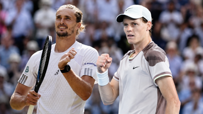 Alexander Zverev y Jannik Sinner vivirán un cara a cara por el título en Wimbledon