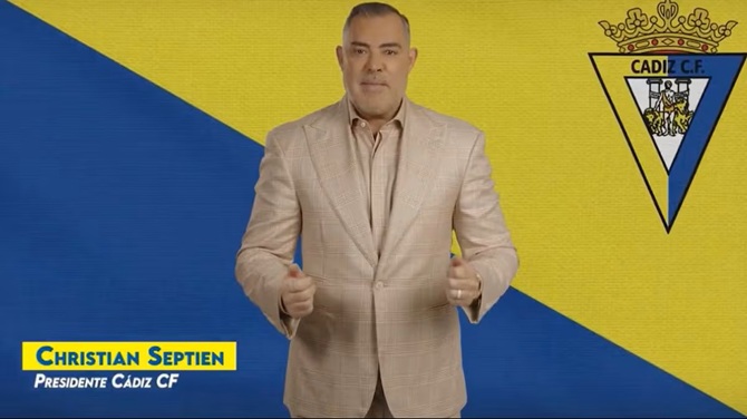 El mexicano Cristian Septien, nuevo presidente del Cádiz tras la dimisión de Vizcaíno